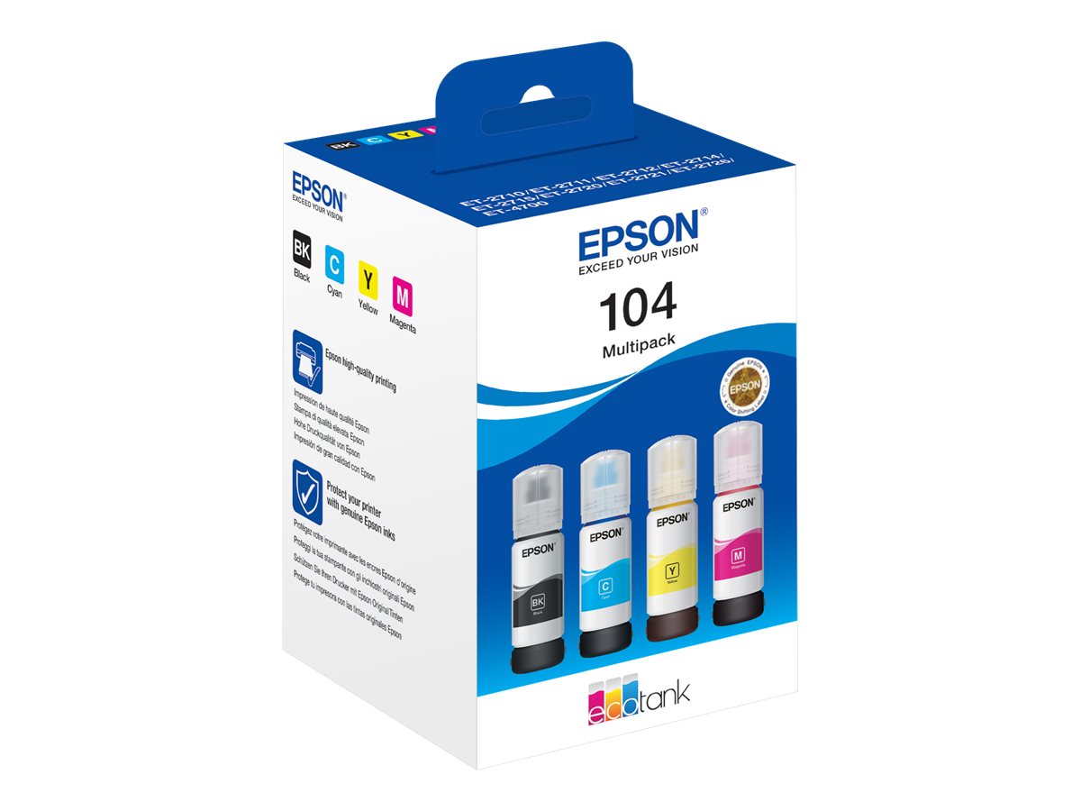 EPSON 1LB 104 EcoTank 4-colour Multipack Tintenflaschen