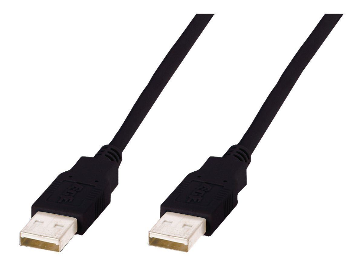 DIGITUS USB Anschlusskabel Typ A St/St 1,8m Vorderansicht