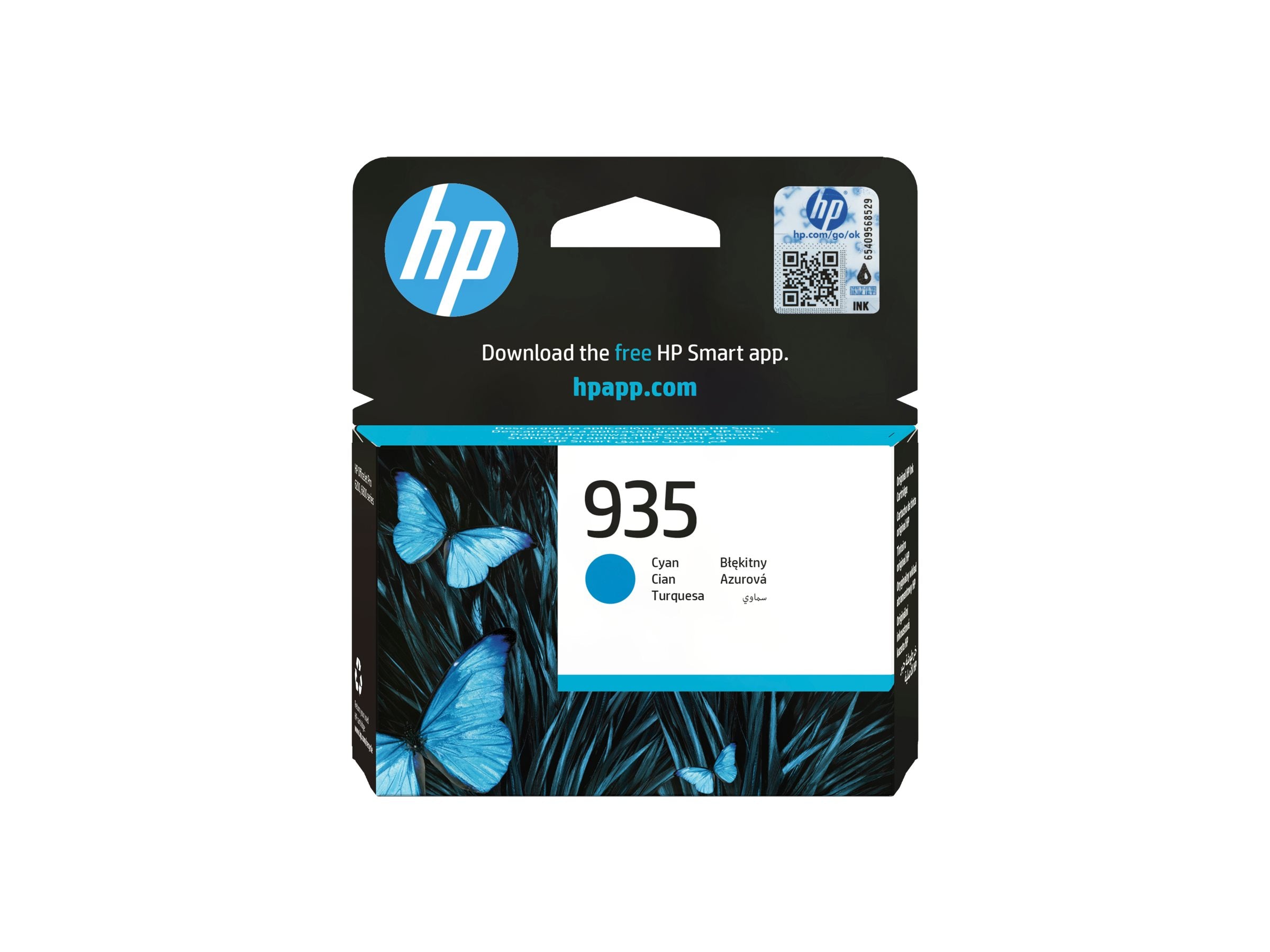 HP 935 original Tintenpatrone C2P20AE BGX cyan - Verpackung
