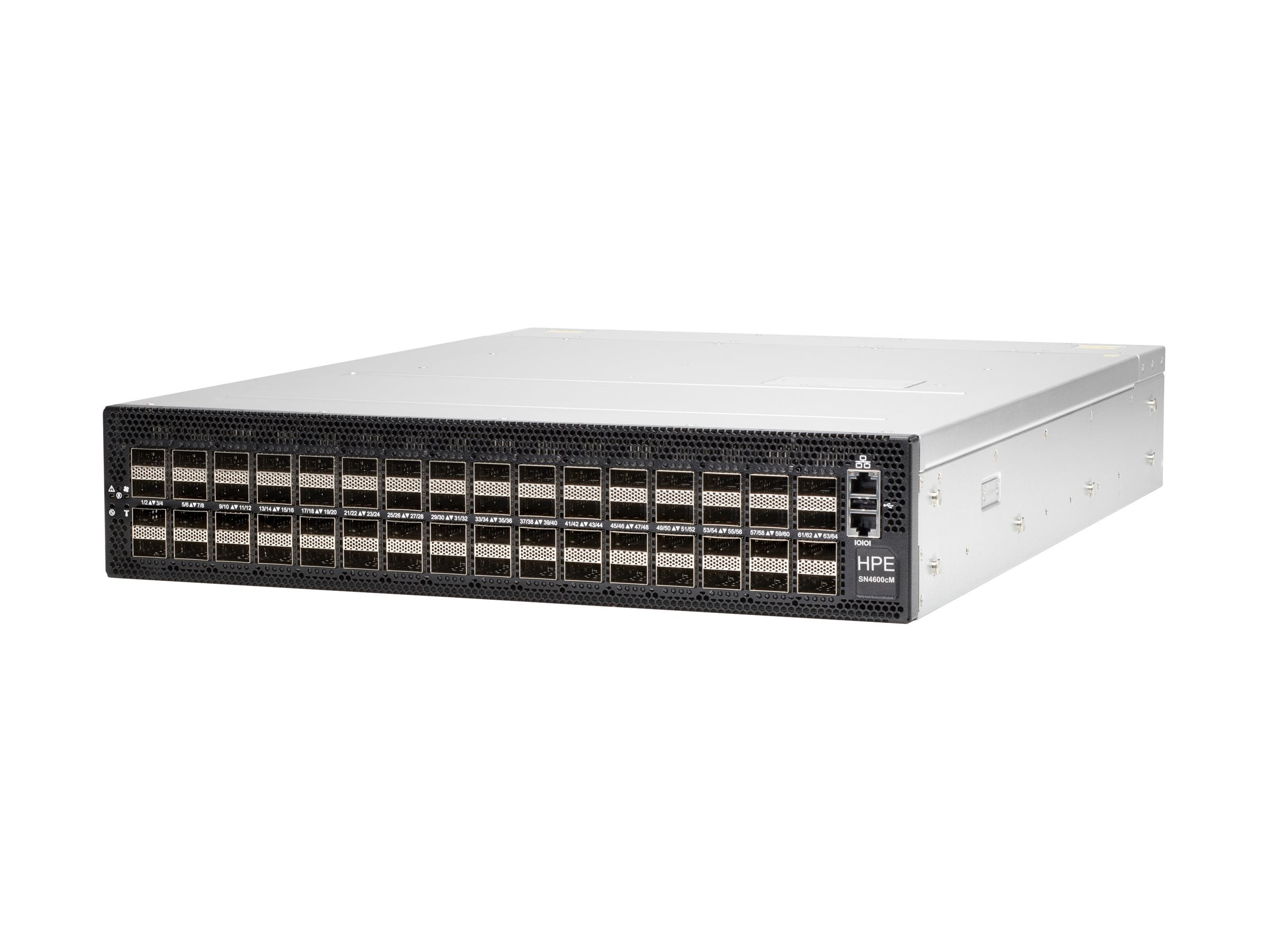 HPE 100GbE 64QSFP28 Power to Connector Airflow Switch SN4600cM with NVIDIA Cumulus