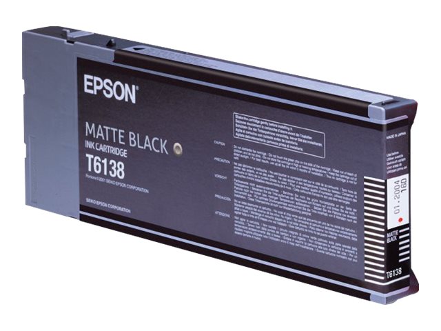 EPSON T6138 Tinte matt schwarz Vorderansicht