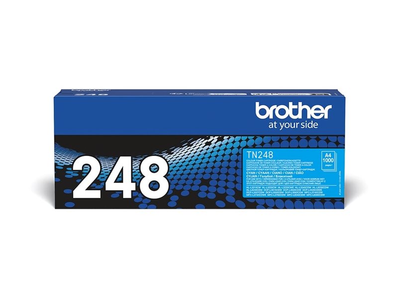 BROTHER TN248C Cyan Tonerpatrone Vorderansicht