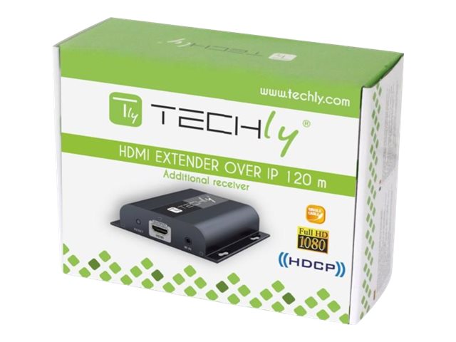 TECHLY HDBit HDMI zusätzlicher Empfänger Seitenansicht