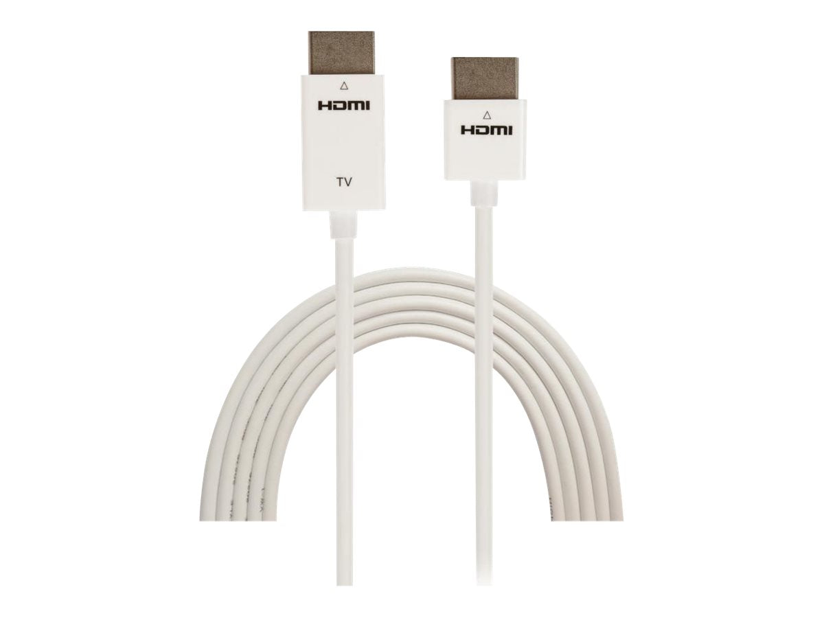 TECHLY HDMI High Speed Kabel Ultra Slim 3m Vorderansicht