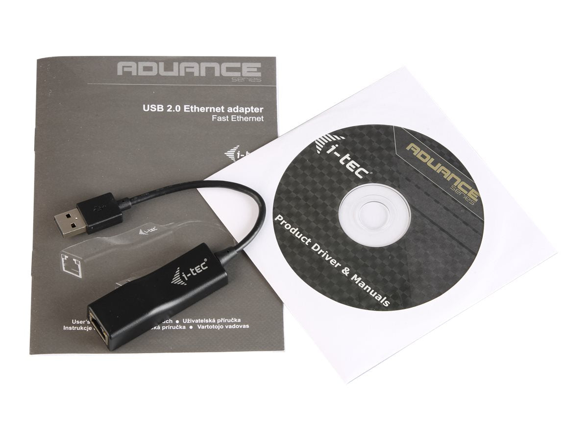 I-TEC USB 2.0 Advance 10/100 Fast Ethernet LAN Network Adapter Vorderansicht