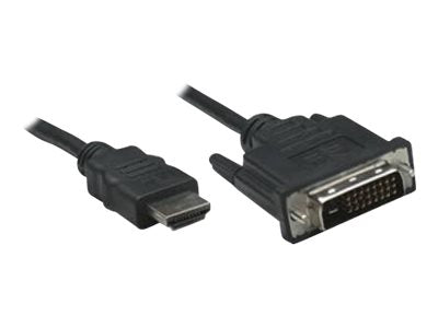 TECHLY Anschlusskabel HDMI zu DVI-D 5m Vorderansicht