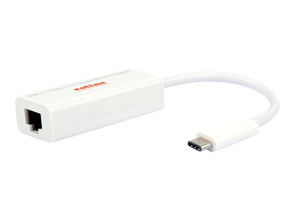 ROLINE USB 3.2 Gen 2 zu Gigabit Ethernet Konverter Vorderansicht