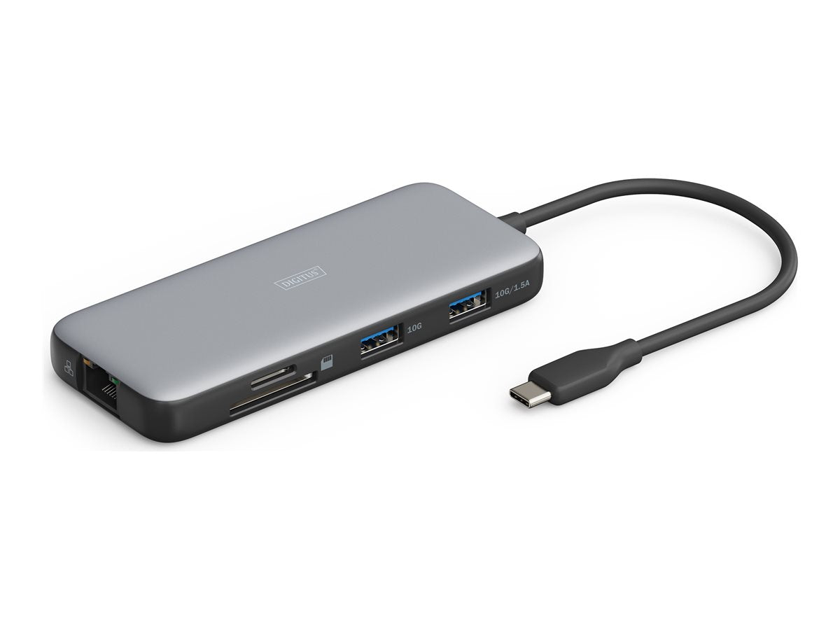 DIGITUS USB-C Docking Station 7-Port Vorderansicht