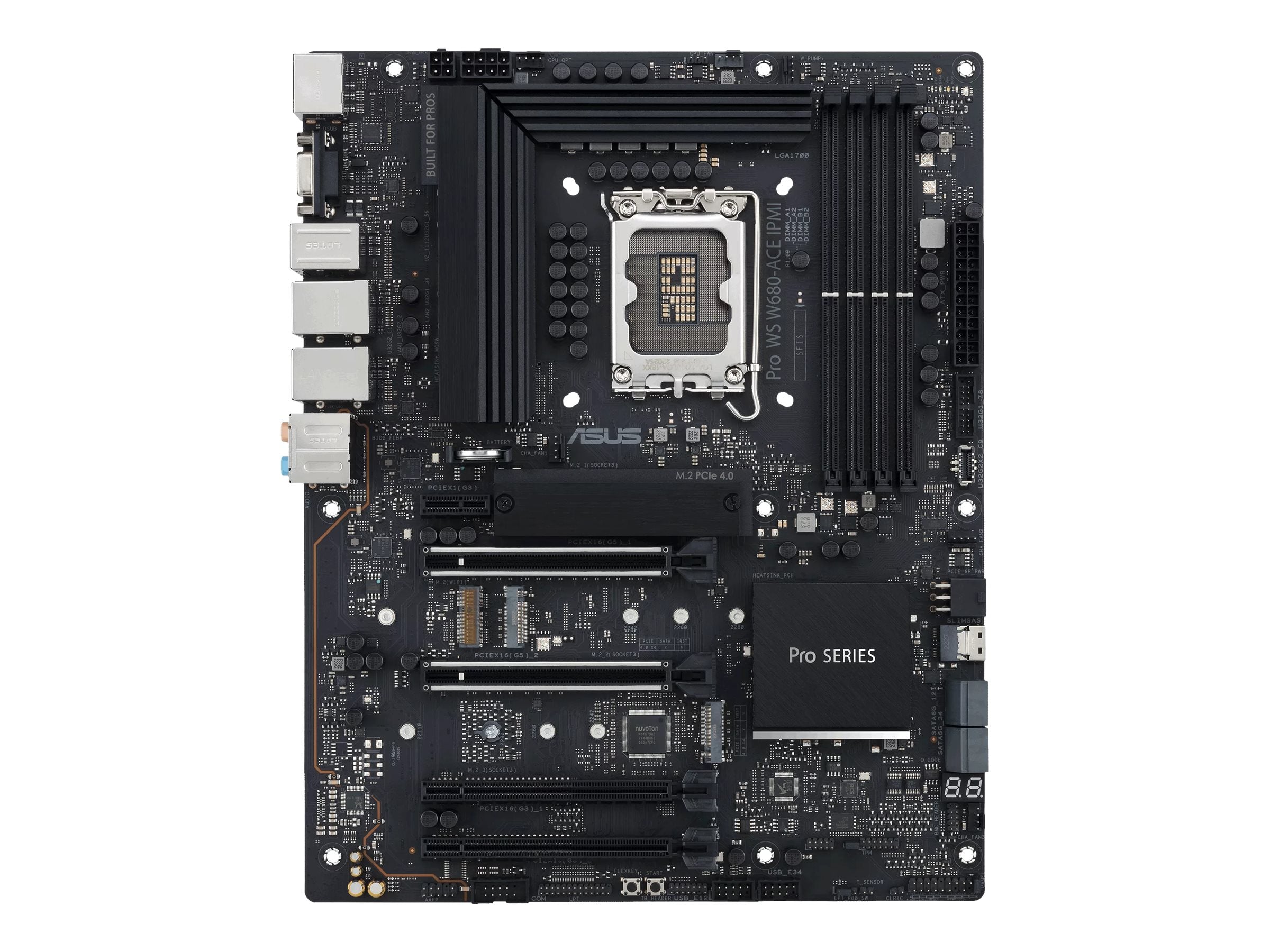 ASUS PRO WS W680-ACE IPMI Motherboard Vorderansicht