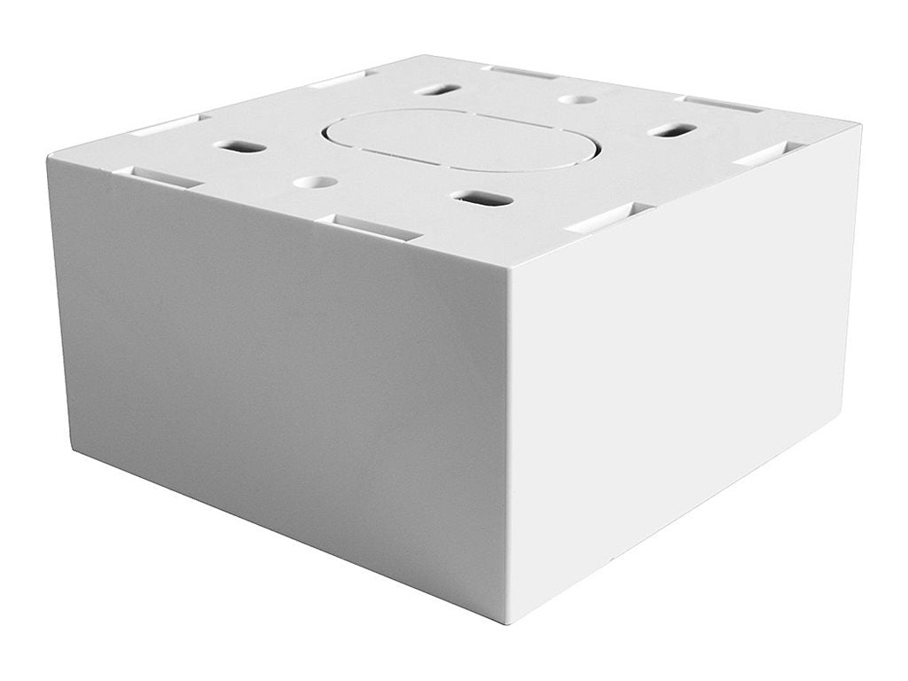 LINDY Aufputzrahmen Wanddose 1fach UK 86x86x47 mm weiss - Vorderansicht