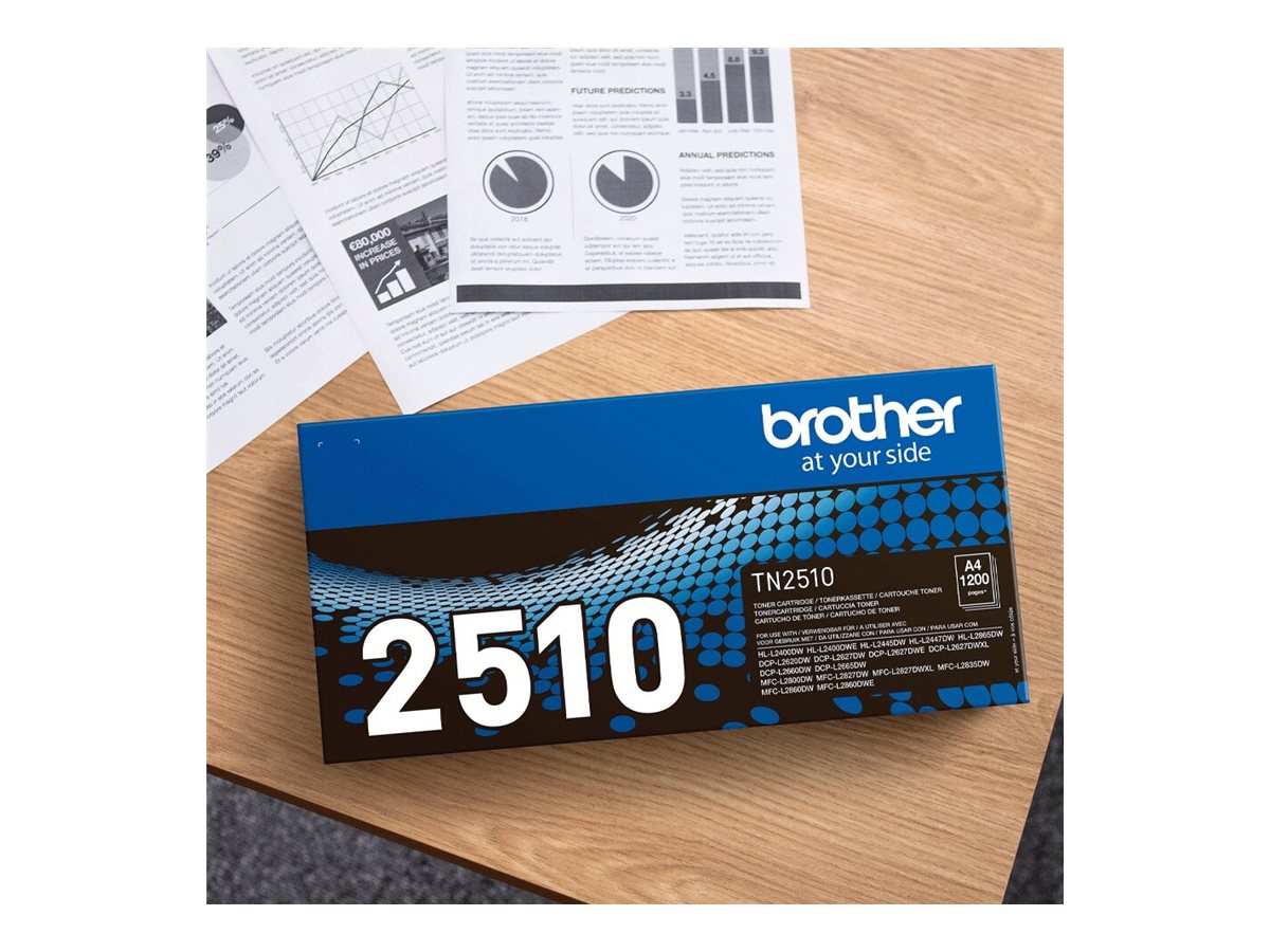 BROTHER TN2510 Tonerpatrone Verpackung