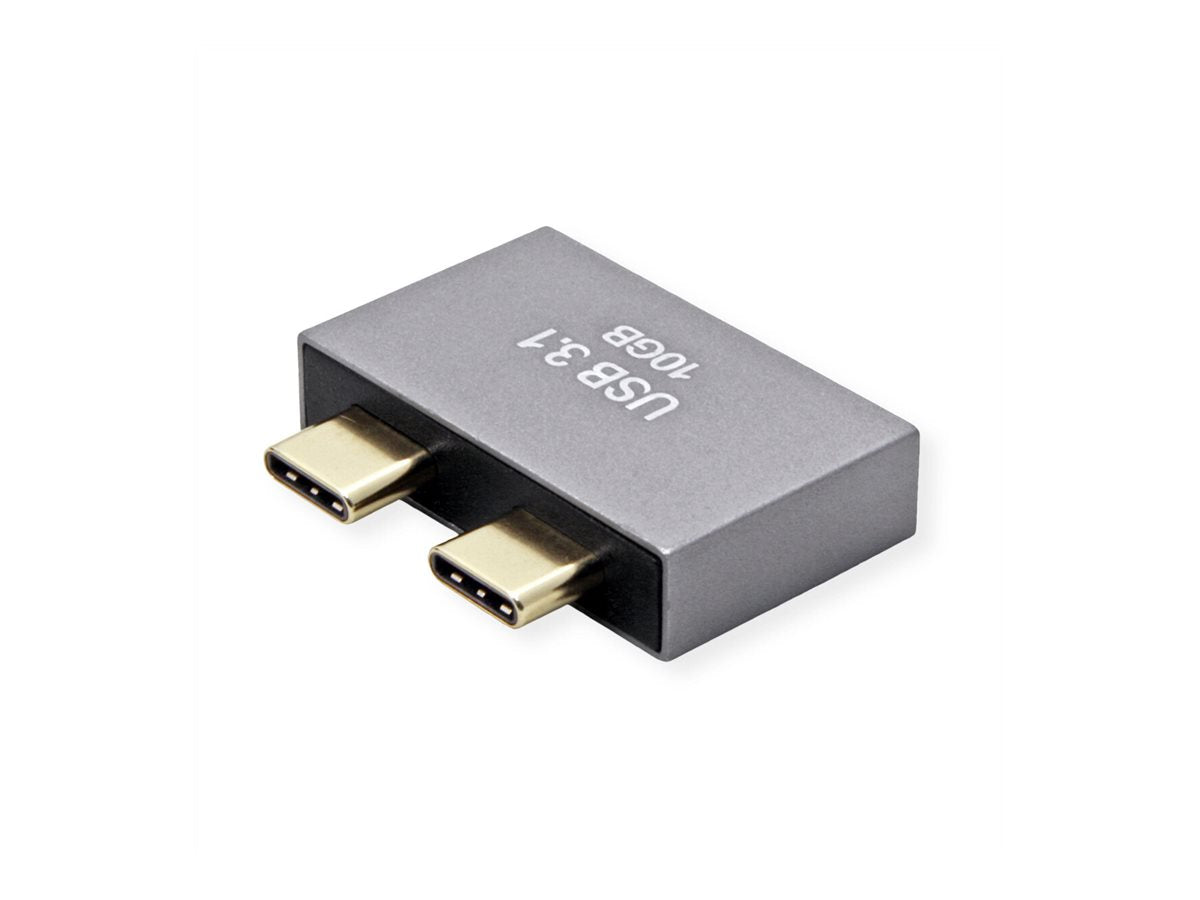 ROLINE USB 3.2 Gen 2 Adapter 2x USB Typ C Anschlussansicht