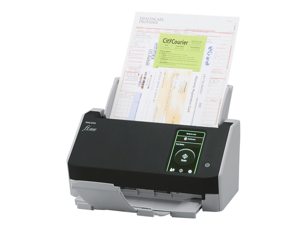 RICOH fi-8040 Scanner Touchscreen Detail