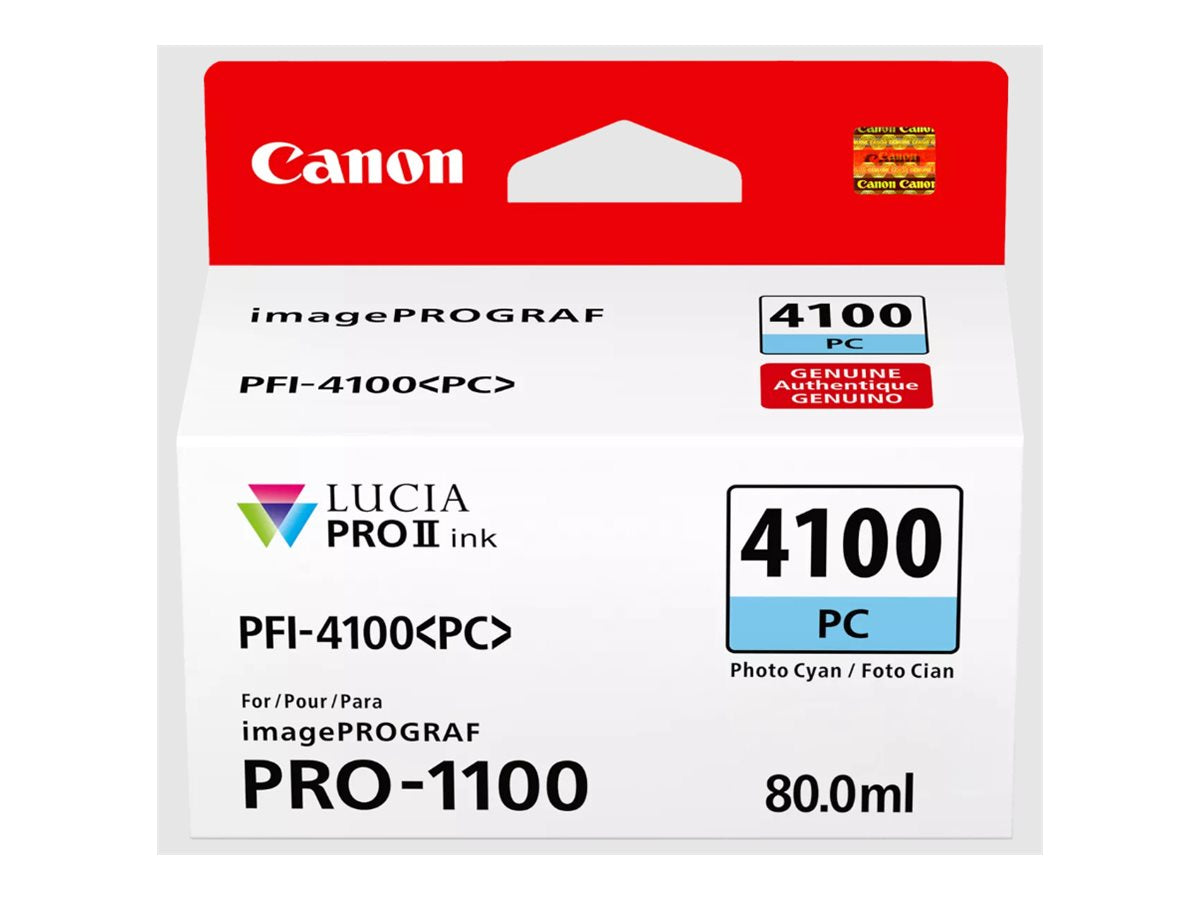 CANON INK PFI-4100 Photo cyan tank - Vorderansicht