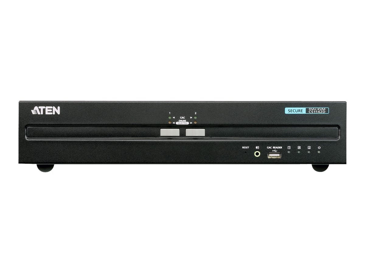 ATEN CS1142D 2-Port USB DVI Dual Display Secure KVM Vorderansicht