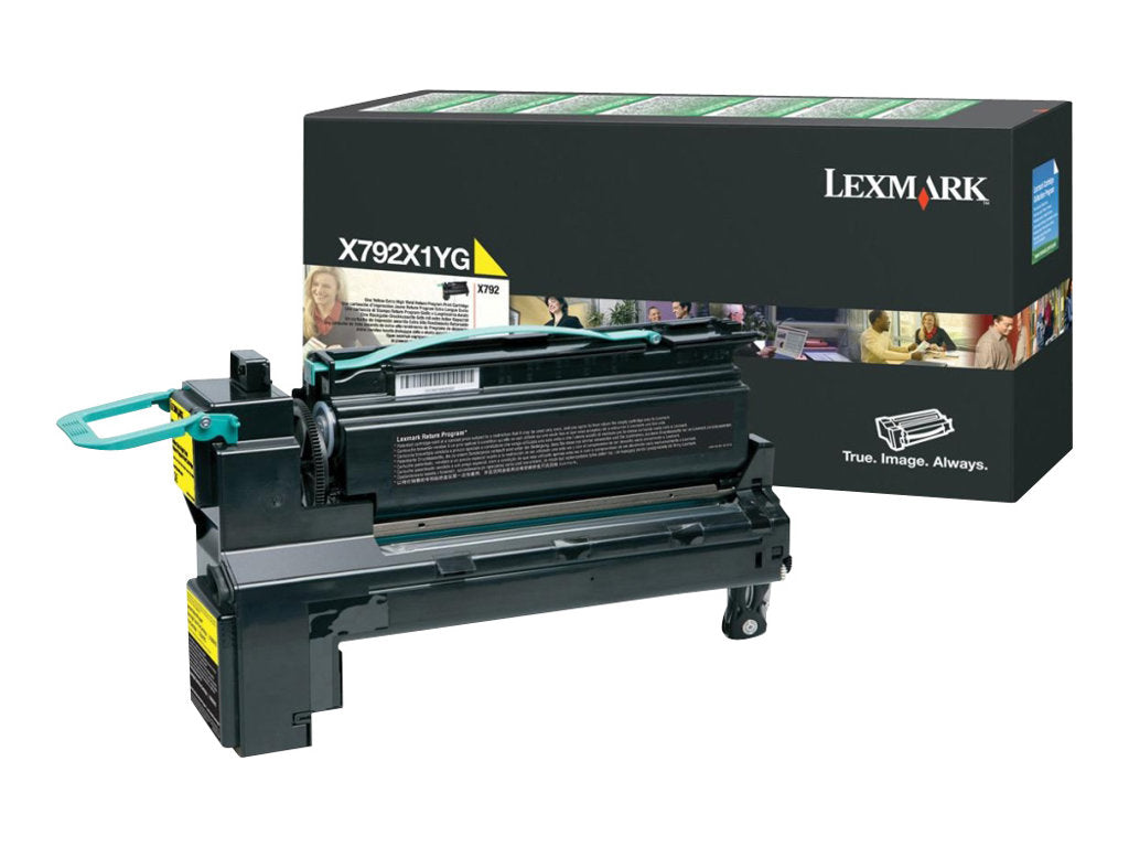 LEXMARK X792 Toner gelb Vorderansicht