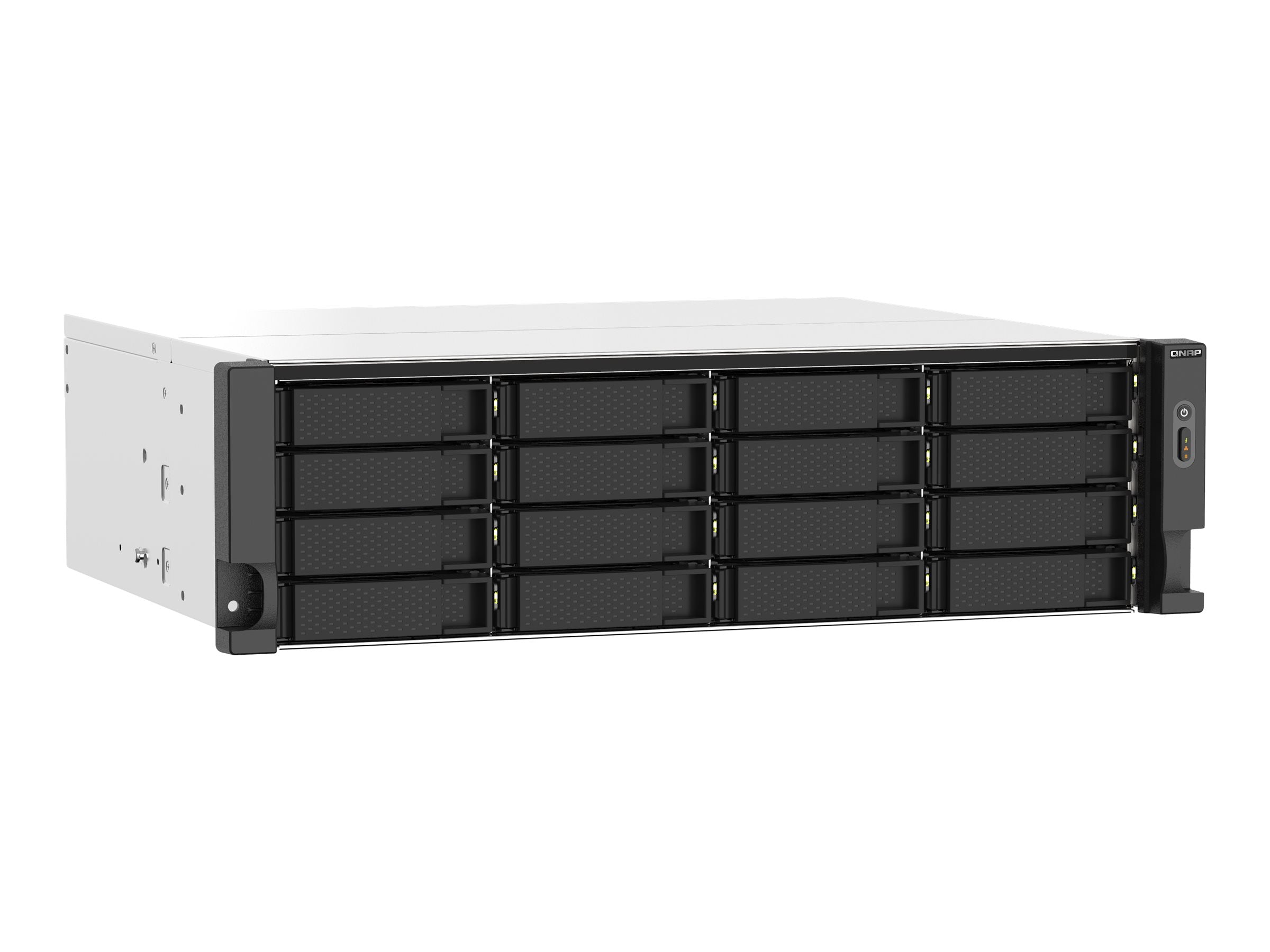 QNAP 16-Bay-Rackmount-NAS Detailansicht
