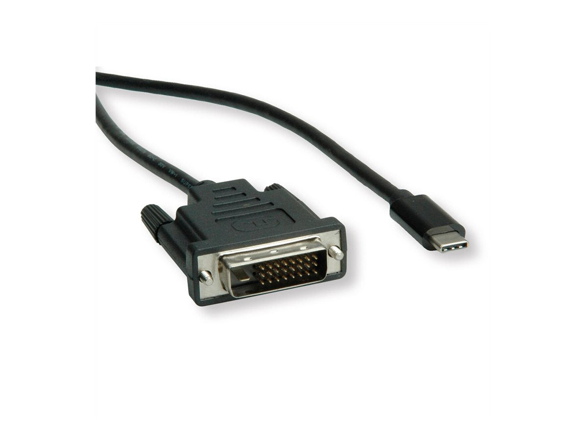 ROLINE USB Typ C - DVI Adapterkabel ST/ST 2m Detailansicht