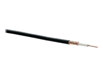 ANDREW LDF2-50 Koaxialkabel 1M schwarz - Vorderansicht
