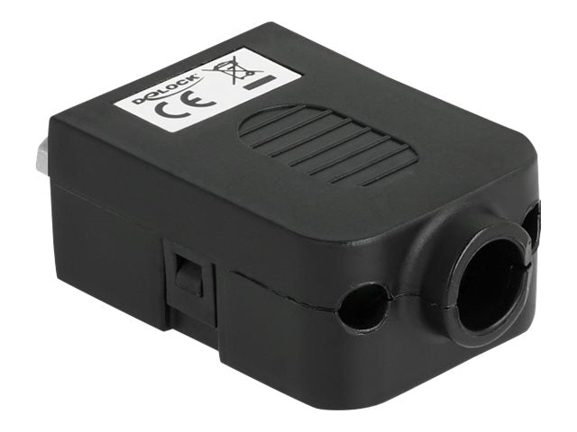 DELOCK Adapter Sub-D 9 Pin Buchse zu Terminalblock 10 Pin mit Gehäuse
