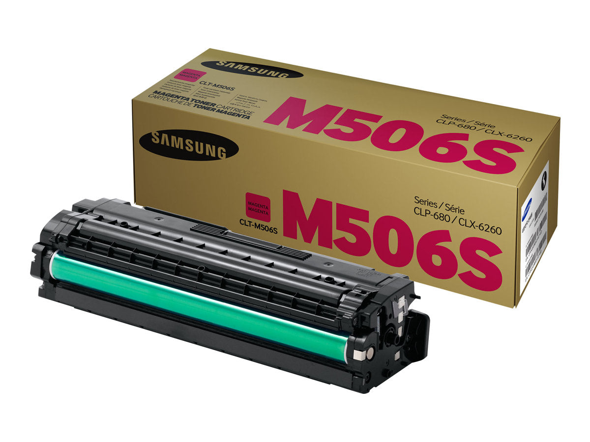 SAMSUNG original Toner cartridge LT-M506S/ELS Magenta Toner cartridge SU314A - Verpackung