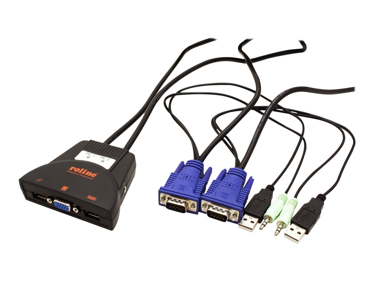 ROLINE KVM-Switch 'Star' Kabelansicht
