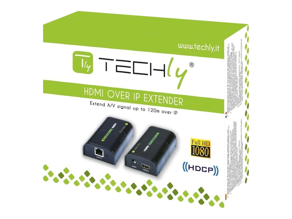 TECHLY HDMI Extender/Splitter über IP Vorderansicht