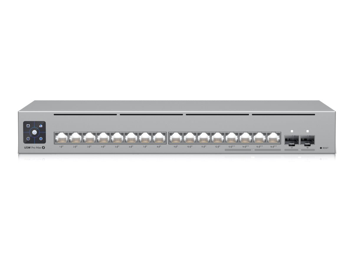 UBIQUITI USW-PRO-MAX-16-POE Switch Vorderansicht