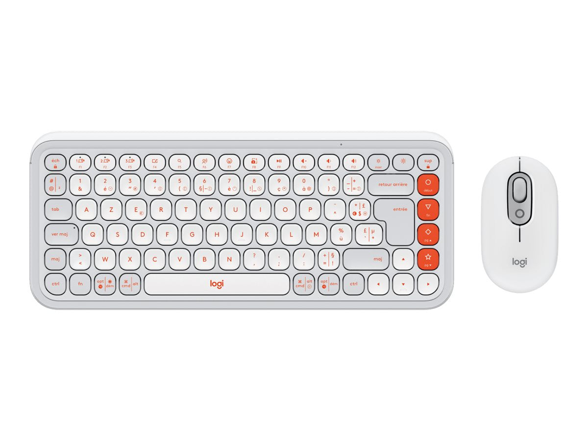 LOGITECH POP ICON COMBO - OFF WHITE Vorderansicht