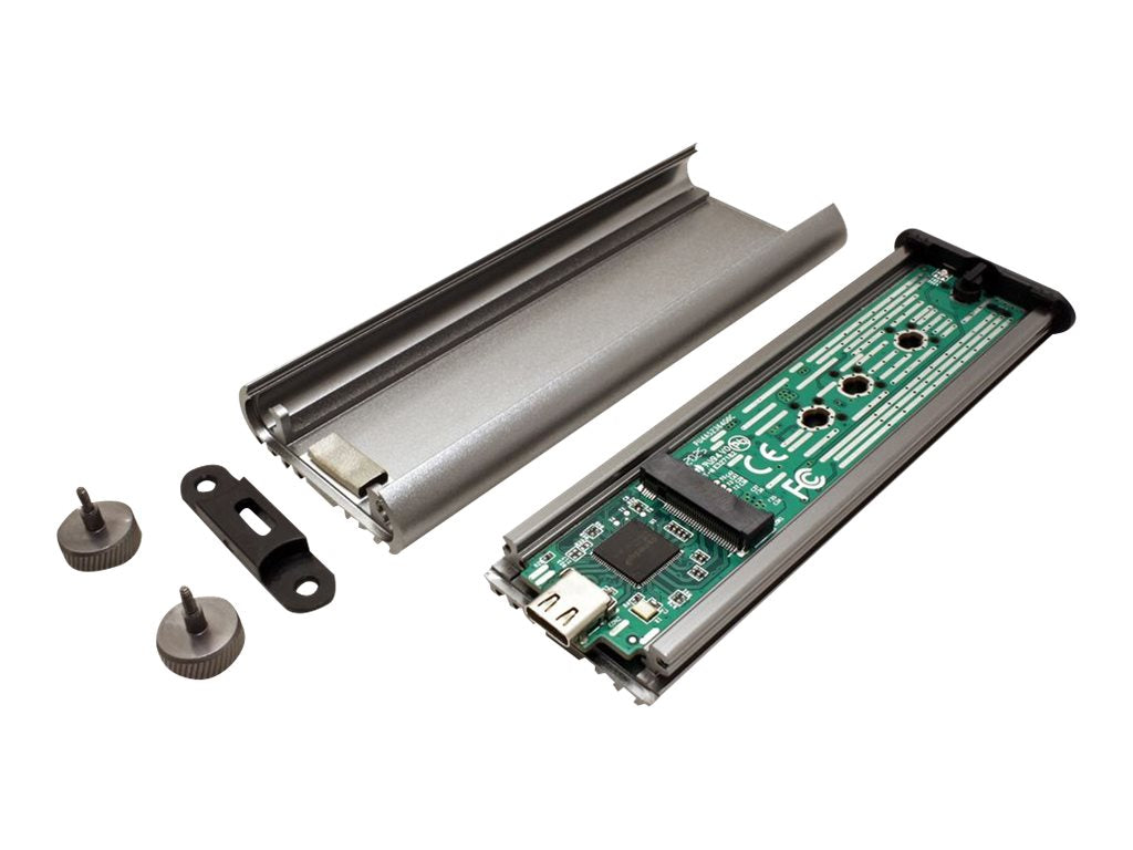 ROLINE Externes SSD-Gehäuse M.2 NVMe Vorderansicht