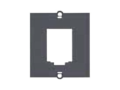 BACHMANN Rahmen 1xMETZ CONNECT CAT6 E-DAT Modul - Vorderansicht