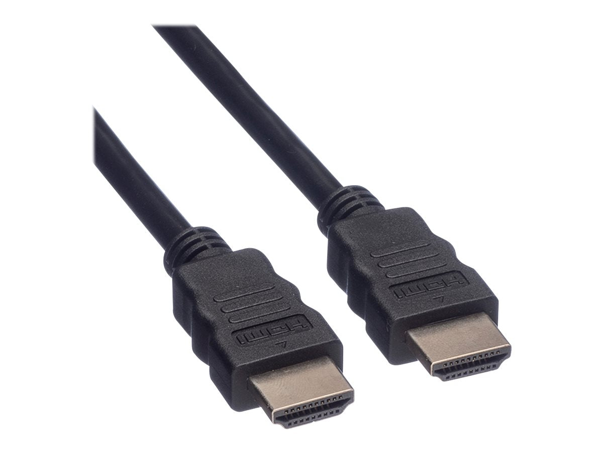 ROLINE HDMI High Speed Kabel mit Ethernet schwarz 15m - Vorderansicht