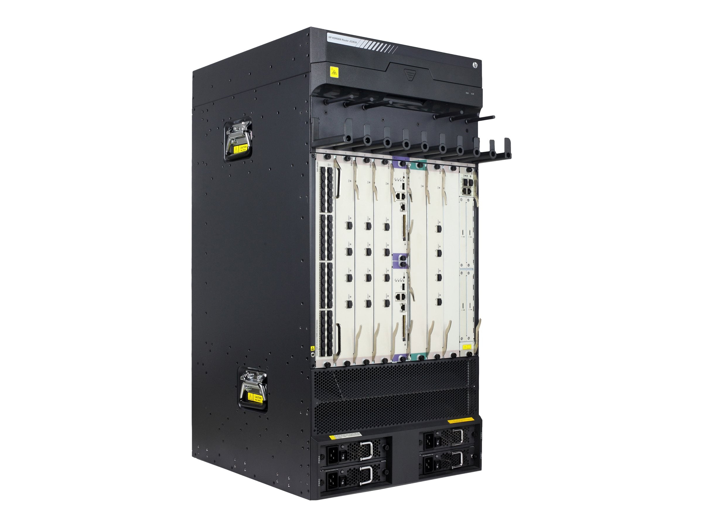 ARUBA HPE FlexNetwork HSR6808 Router Chassis Seitenansicht