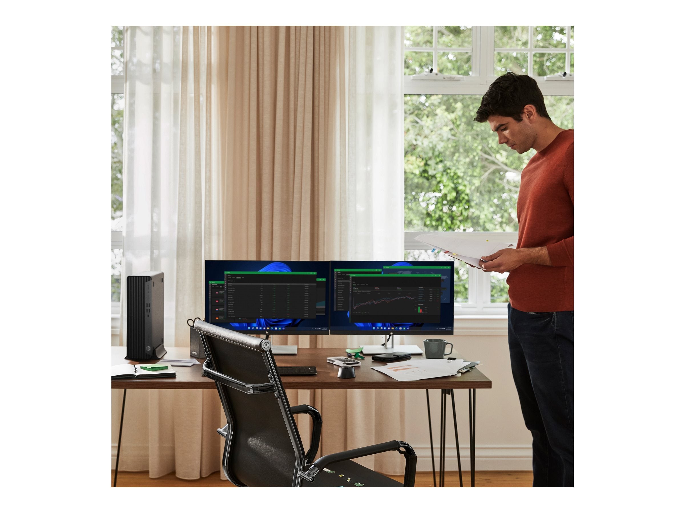 HP Elite SFF 800 G9 Rückansicht