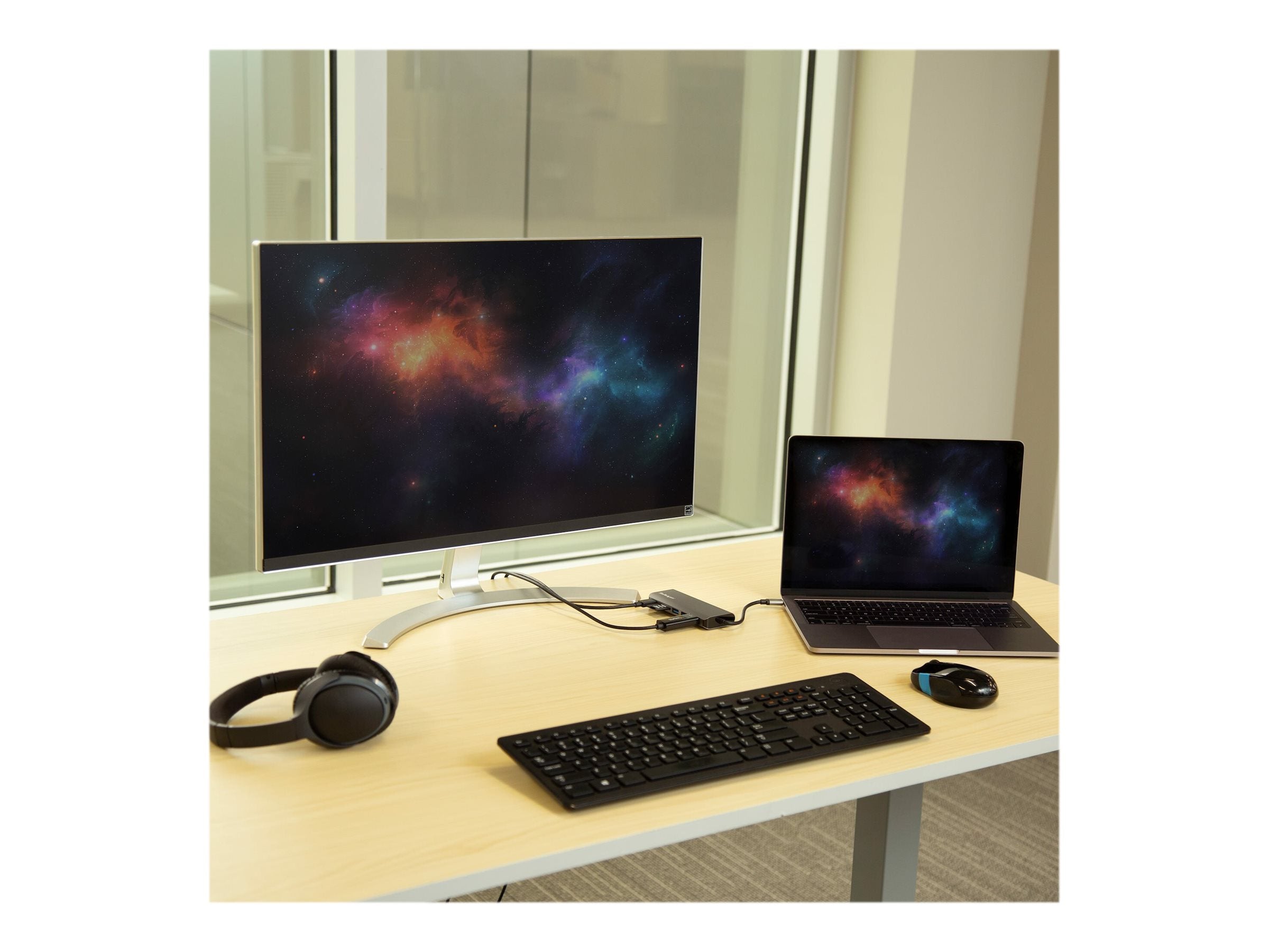STARTECH.COM USB-C Multiport Adapter - 2x USB 3.0 / HDMI / SD / Gigabit Ethernet - mit Stromversorgung (USB PD) - USB C Dock