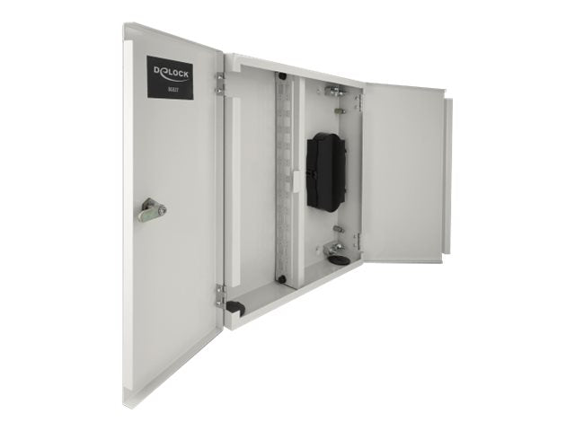 DELOCK LWL Wandverteiler mit Doppeltür grau - Verpackung