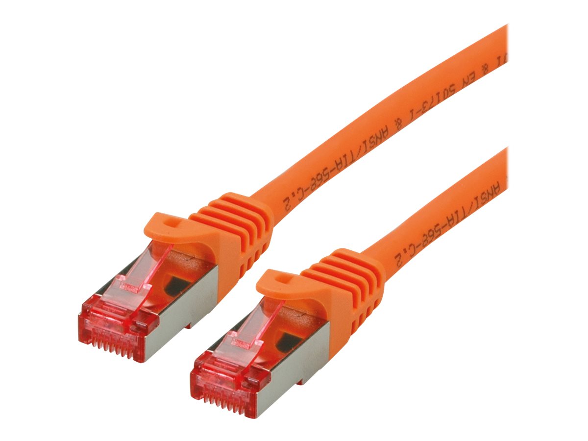 ROLINE Patchkabel Kat.6 S/FTP PiMF Component Level LSOH orange 0