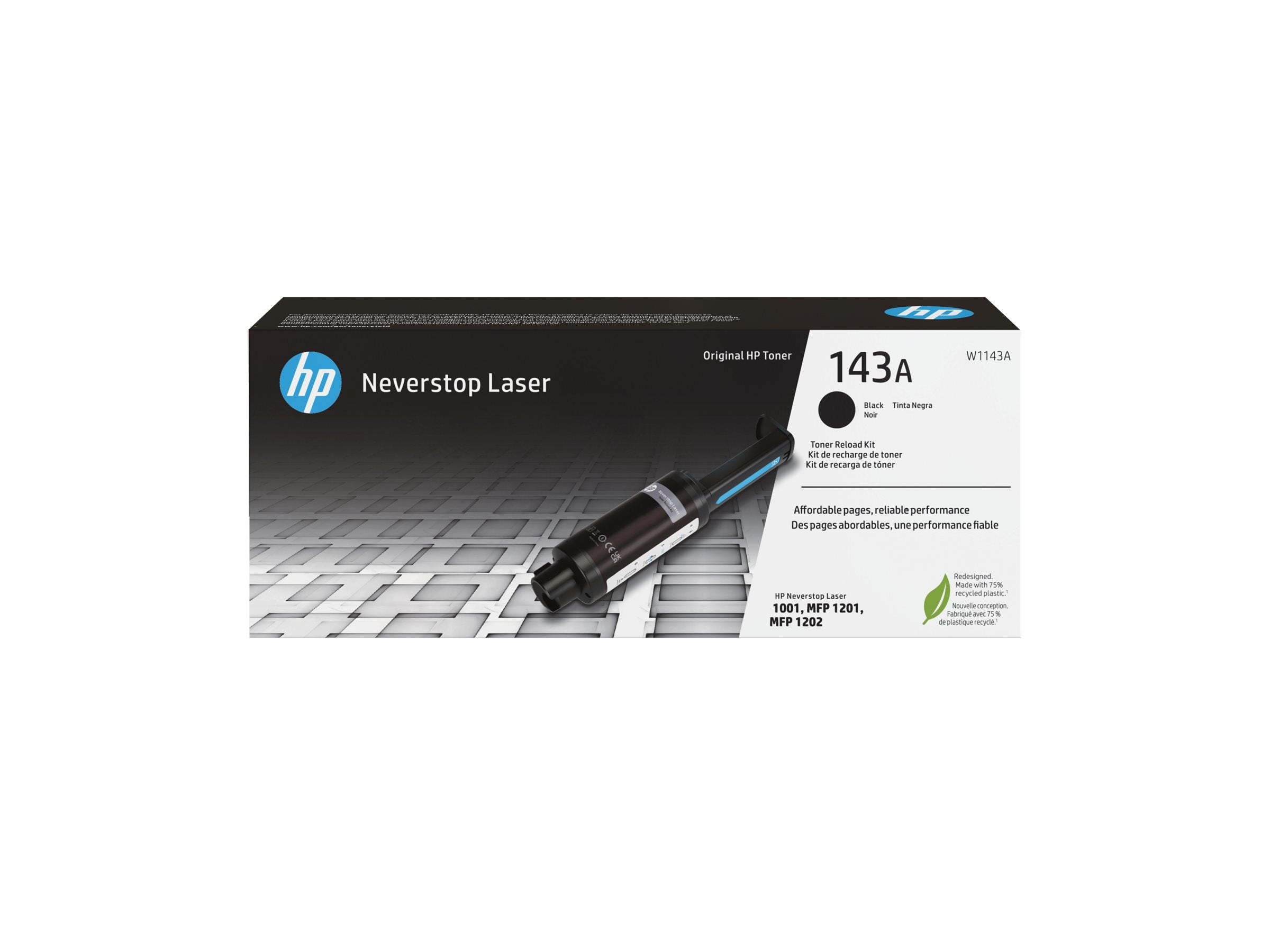 HP 143A Neverstop Toner Reload Kit Verpackung