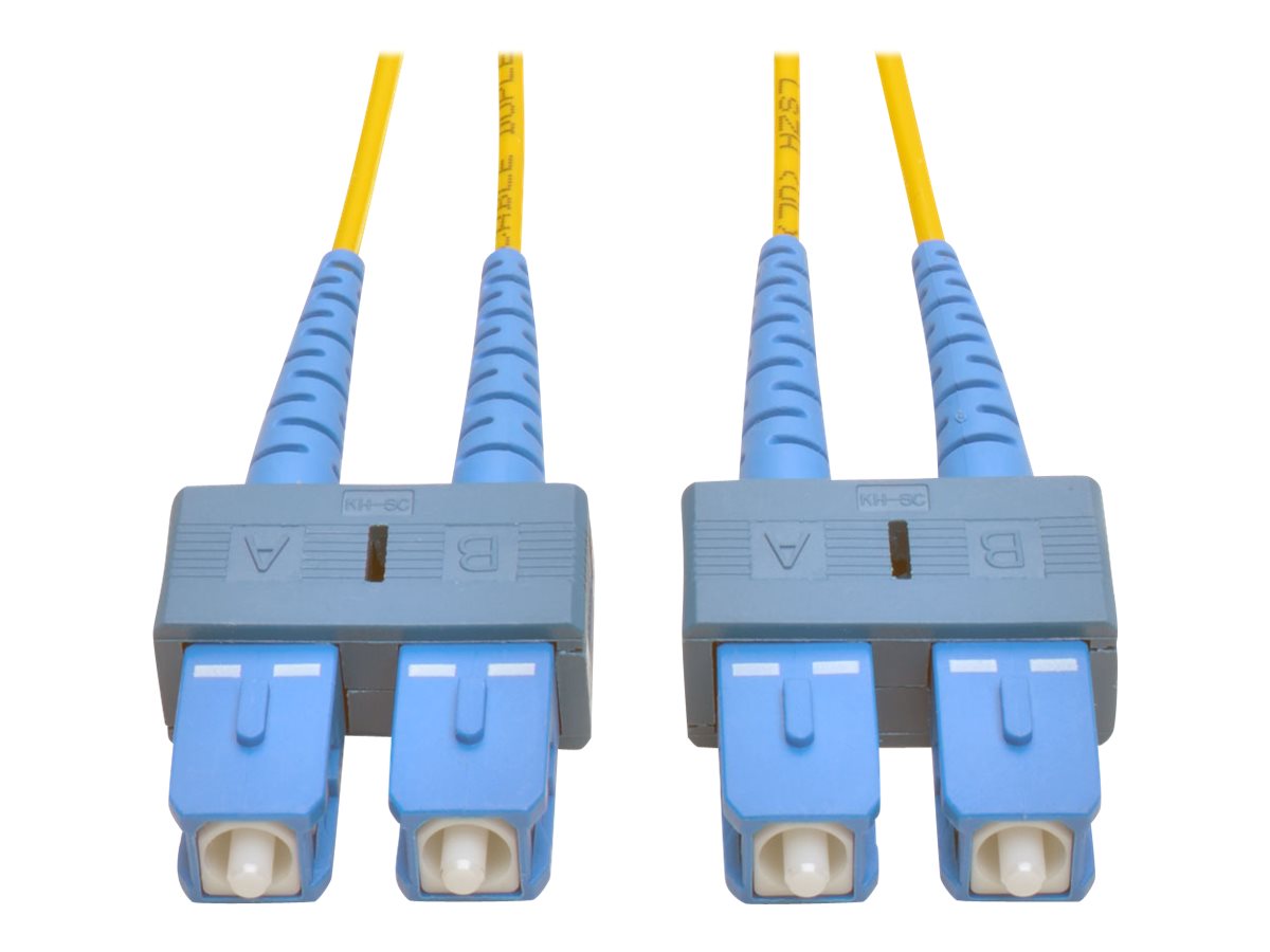 EATON TRIPPLITE Duplex Singlemode 9/125 Fiber Patch Cable SC/SC 1M - Vorderansicht