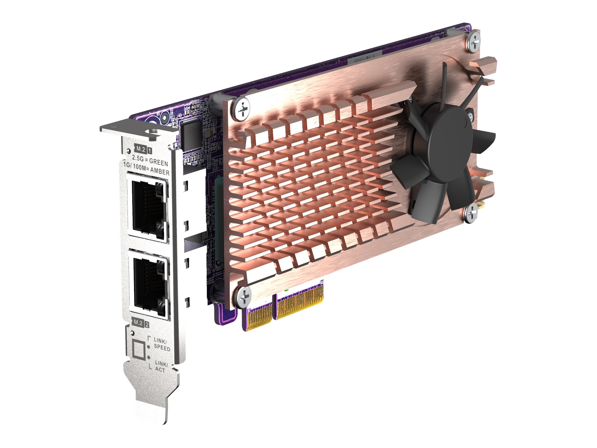 QNAP QM2-2P2G2T PCIe Erweiterungskarte Verpackung