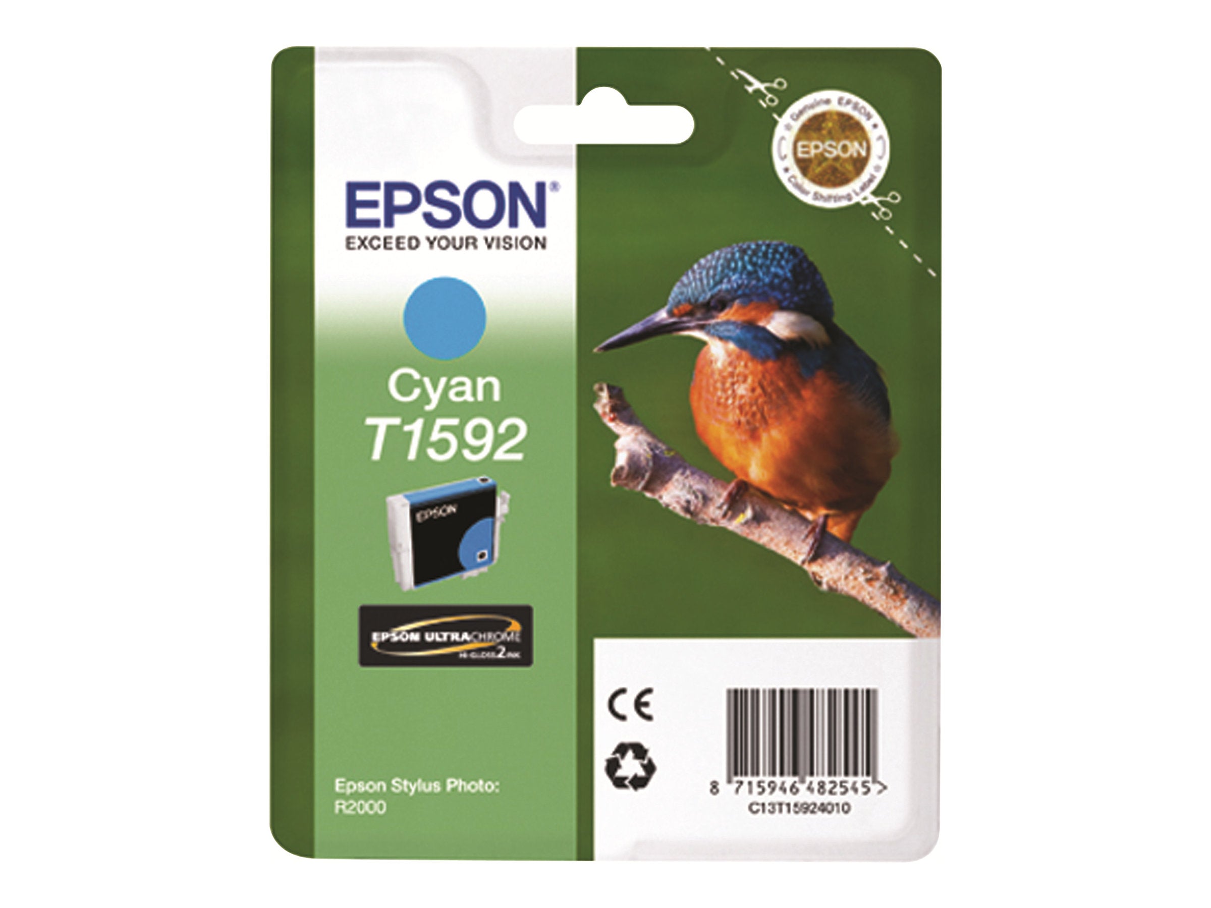 EPSON T1592 Tinte cyan Verpackung