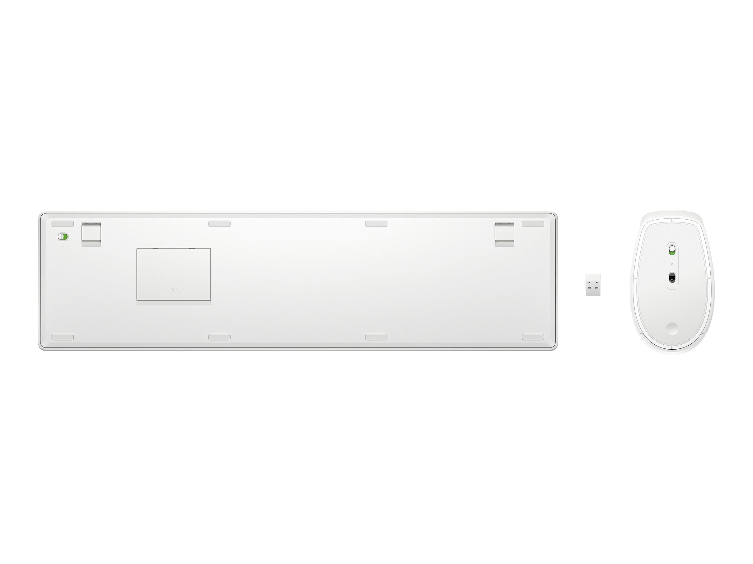 HP 655 Wireless Keyboard and Mouse Combo White Vorderansicht