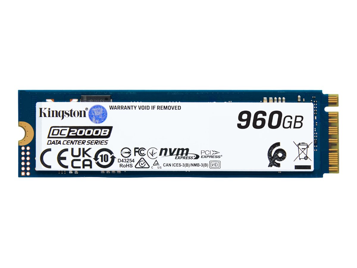 KINGSTON 960GB DC2000B PCIe 4.0 M.2 2280 Enterprise SSD Vorderansicht