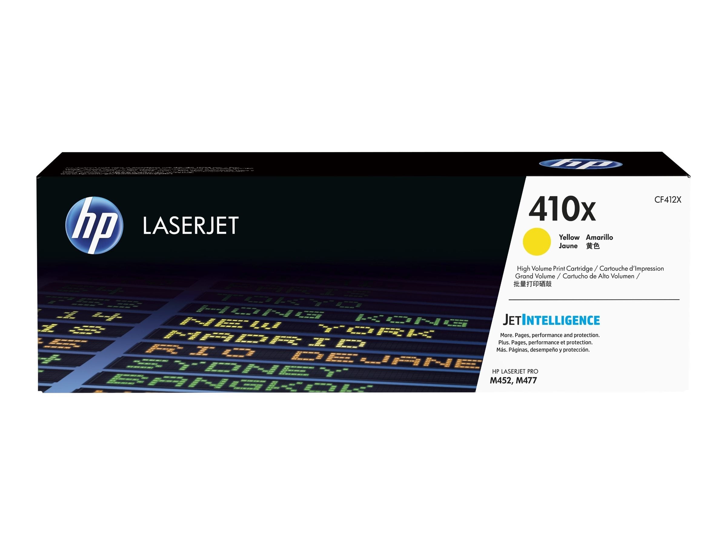 HP 410X Original Toner Cartridge gelb HY Verpackung