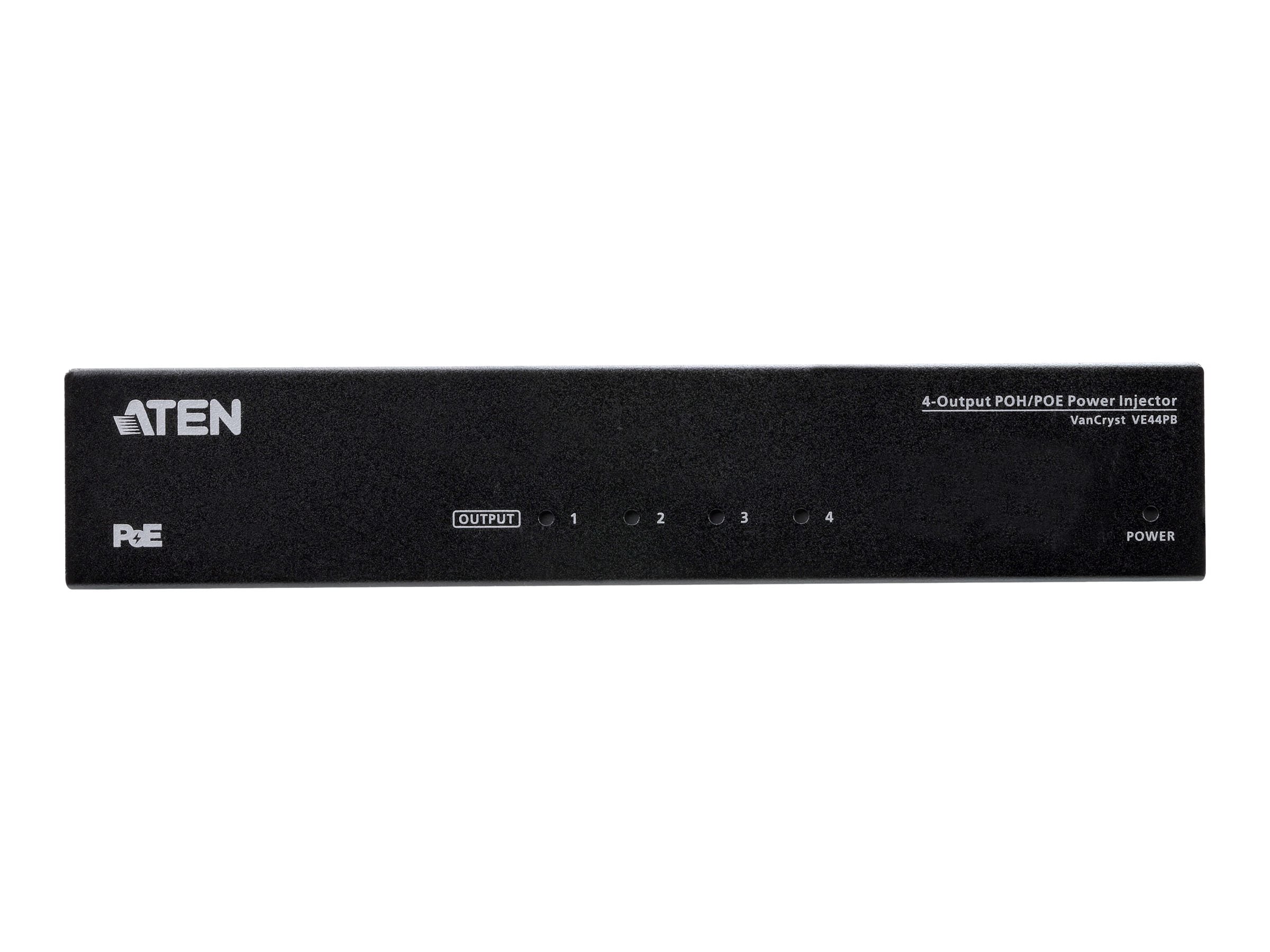 ATEN VE44PB 4-Output POH/POE Power Injektor Seitenansicht