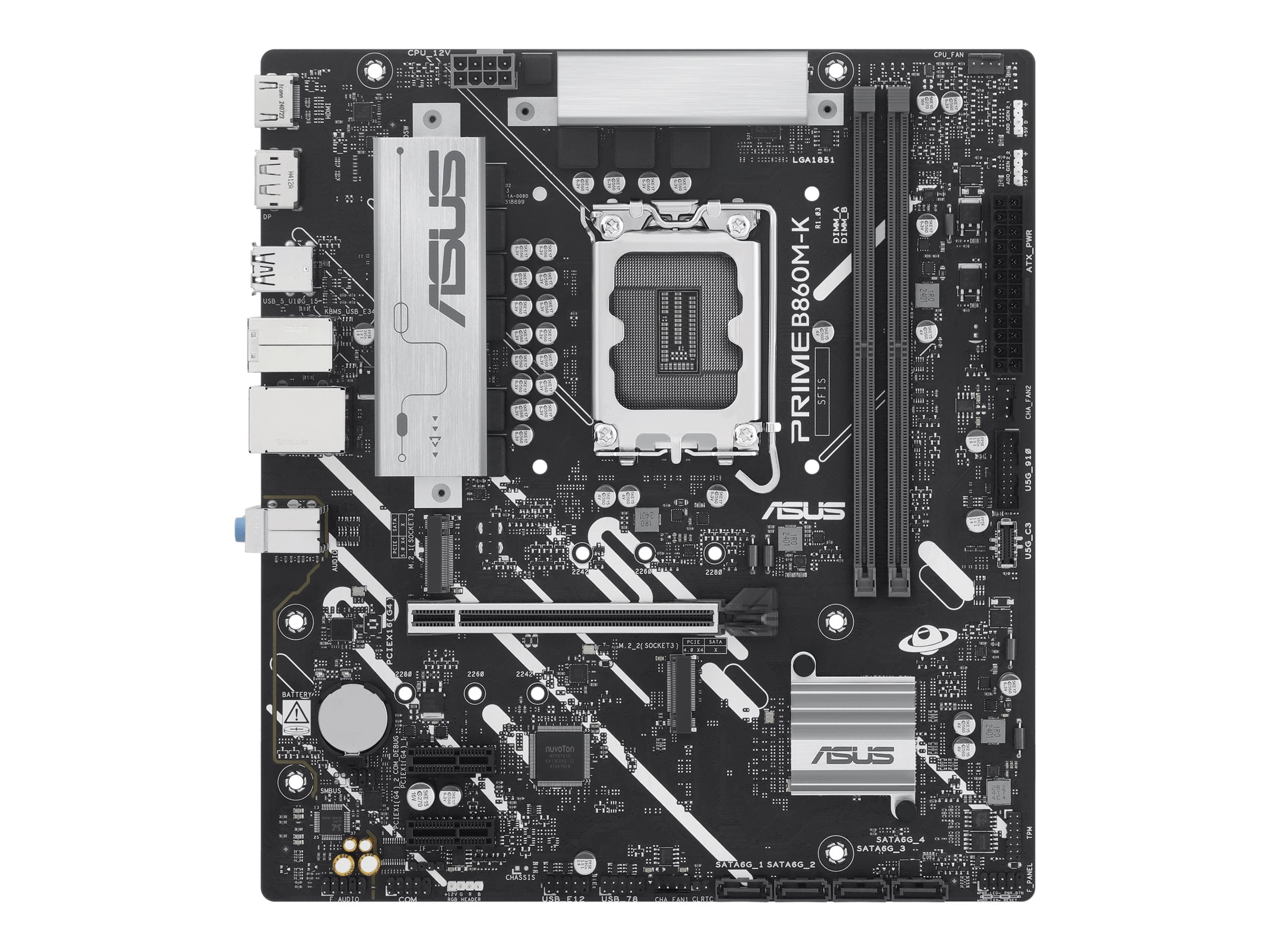 ASUS PRIME B860M-K Motherboard Vorderansicht