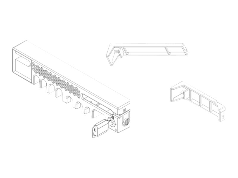 LENOVO ISG ThinkSystem SE350 Locking Bezel Dust Filter - Vorderansicht