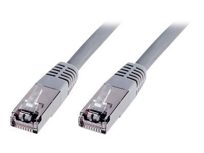 DIGITUS CAT 5e SF-UTP Patchkabel 15 m Grau - Vorderansicht