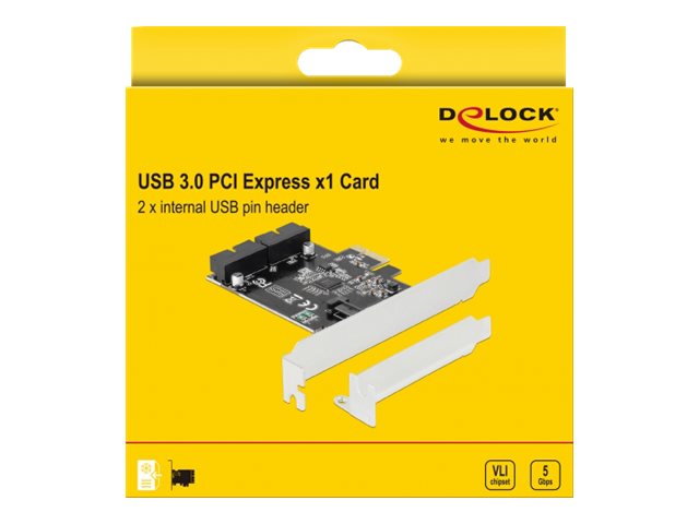 DELOCK PCI Express Karte Rückansicht