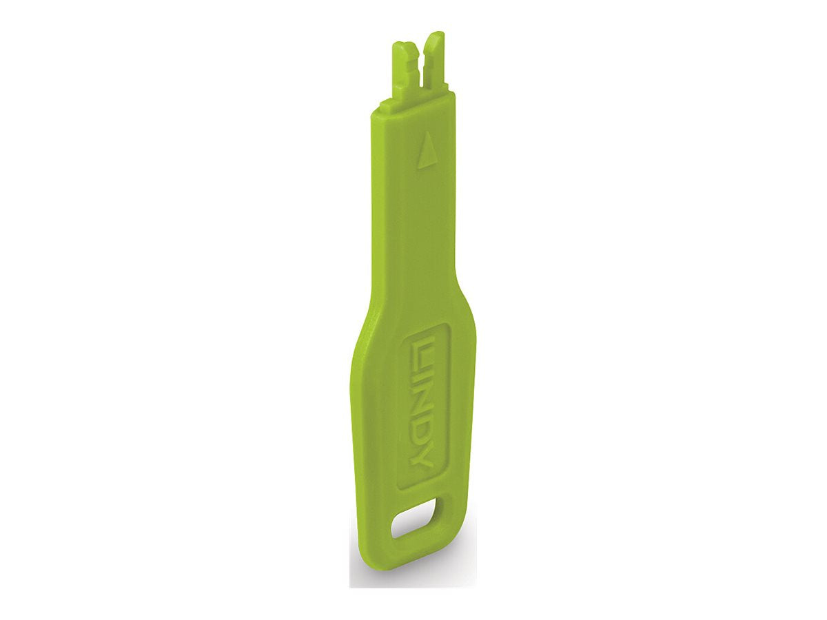LINDY Schlussel für RJ45 Port Schloss grün - Verpackung
